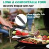 HAUSHOF 3 Pcs Grill Accessory Heavy Duty BBQ Set Barbecue