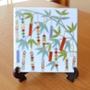 Figurine, Interior Decoration, Stylish, Compact, Arita-yaki, Tanabata, July, Decorative Square