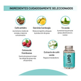 Lipocaps Natural Works 120 Capsulas Acelerador Metabolismo Natural