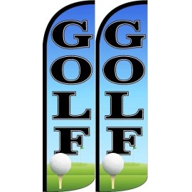 Golf King size Windless Flag - Pack of 2 (HARDWARE NOT INCLUDED)