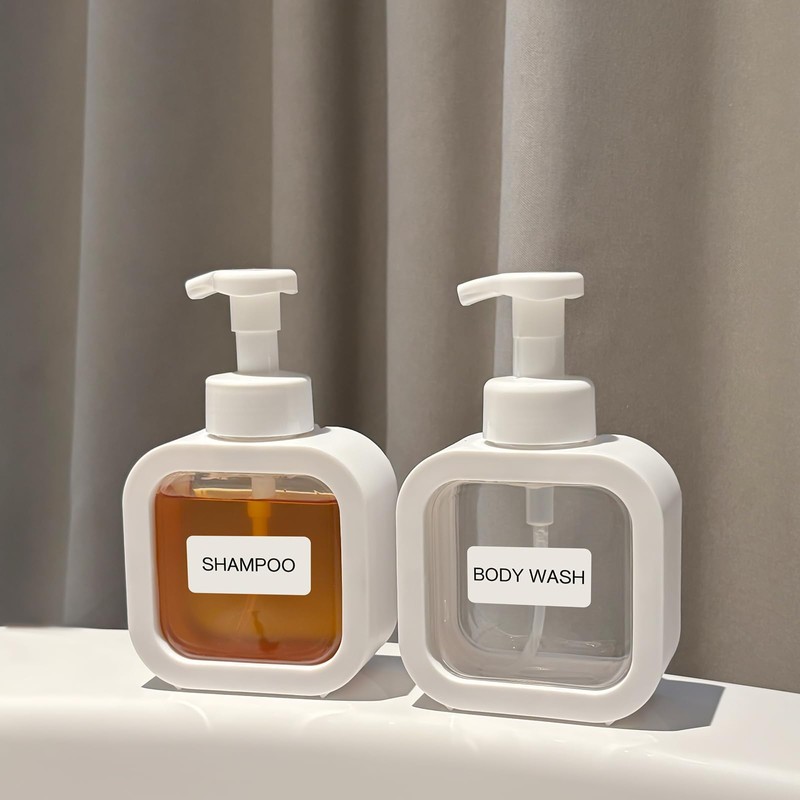 Foaming Soap Dispenser, 300ml (10oz) Plastic Refillable Foaming Hand Soap