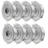 Yeerockal 8 Stück Mini Einbaustrahler Set 1W Klein Spots mit