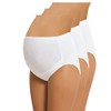 NBB Women's Adjustable Maternity Panties High Cut Cotton Over Bump