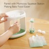 Momcozy Reusable Baby Food Pouches for Toddlers,BPA Free Plastic,Food Safe,Freezer