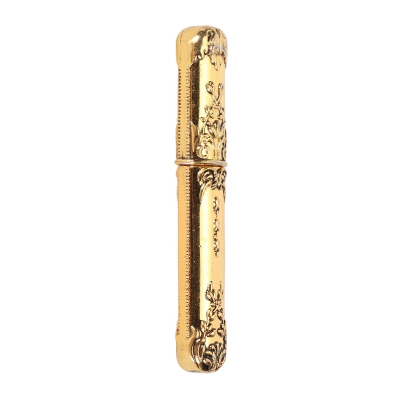 Vintage Needle Case Engraved Stereoscopic Pattern Stylish Sewing Needles Storage