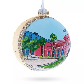 BESTPYSANKY The Museum of Egyptian Antiquities, Cairo, Egypt Glass Christmas Ornament