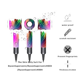 Skin Stickers Compatible with Dyson Hairdryer, Hairdryer Skin Decals，Protective Film Wrap Cover for Hair Dryer HD01 HD02 HD03（Pastel Green）