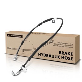 A-Premium Rear Brake Hydraulic Hose Compatible with Select Ford and International Models - F650, F750, 3000, 3000FE, 3000IC, 3000RE, 3200, 3300, 3400, 3600, 3700, 3800, 3900FC, 4100 SBA, 4200, 4300