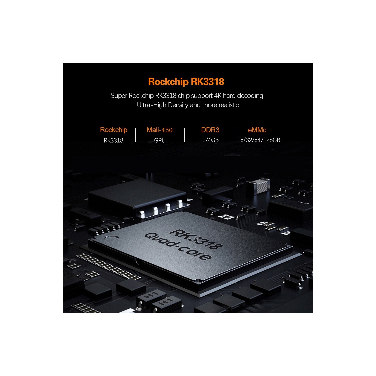 HK1 RBOX R1 Smart TV Box Android 11.0 UHD 4K Media Player RK3318 2GB ...