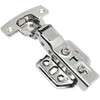 304 Stainless Steel Half Overlay Soft Frameless Soft Closing Hinges