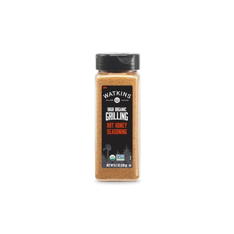 Watkins 1868 Organic Grilling Hot Honey Seasoning, 8.1 oz