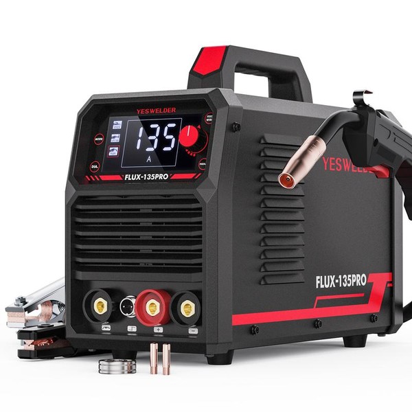 YESWELDER FLUX-135PRO 135Amp MIG Welder 110V Flux Core Welder, Gasless