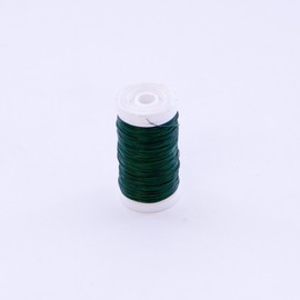 Green Florists Wire on a Reel 4 Different Size Gauges Available (30 Gauge (0.32mm))