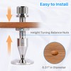 Kalevel Speaker Spikes Isolation Stand Foot Cone Adjustable Speaker Isolation