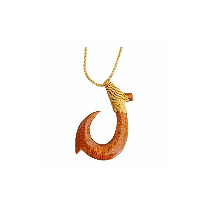 Zero Gravity Hawaii Koa Wood Hand Carved Makao Fish Hook