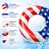 Patriotic Inflatable Swim Ring for Pool & Beach – 36-Inch