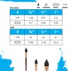 Princeton Artist Brush Neptune, Brushes for Watercolor Series 4750, Oval