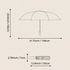 YUNYU Umbrella Windproof Strong, 12 Ribs Auto Open & Close