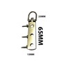 50KG SET OF 4 Heavy Duty 3 hole Strap Hangers