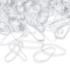 Eboot 500 Pcs Clear Hair Elastic Rubber Bands 1.2 Inches