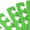 PrettyClaw Toe Separators 100 Pairs (200 Pieces) (Green)