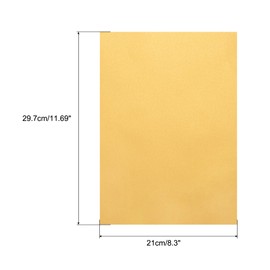 sourcing map Colored Vellum Paper, 40 Sheet Gold Transparency 11.7 x 8.2 Printable Vellum Paper, Translucent Vellum Sheets for Printing Wedding Invitations, Ink Jet Laser Printer