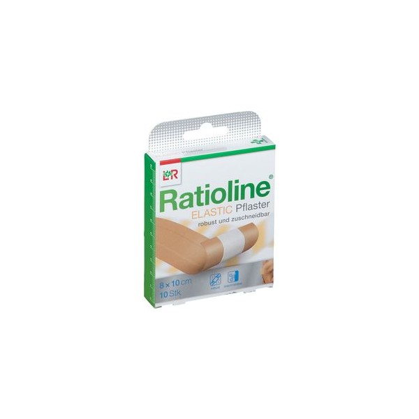 Ratioline Elastic Plaster 8x10 cm 10 pcs