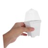 ULTECHNOVO 10 Sets Small Plastic Nursery Pots with Trays Ventilated