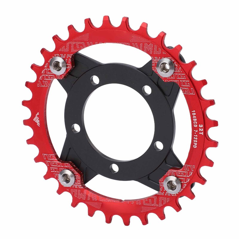 104 BCD 32T Chainring 104BCD Sprocket Adapter 32T Positive Negative
