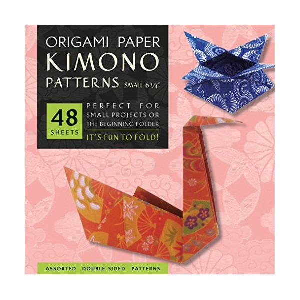 Origami Paper - Kimono Patterns - Small 6 3/4" -