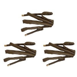 WOONEKY Fashionable Lady Ponytail Tie 3pcs Spiral Hair Bands for Girls Hair Decor for Ponytail Styling