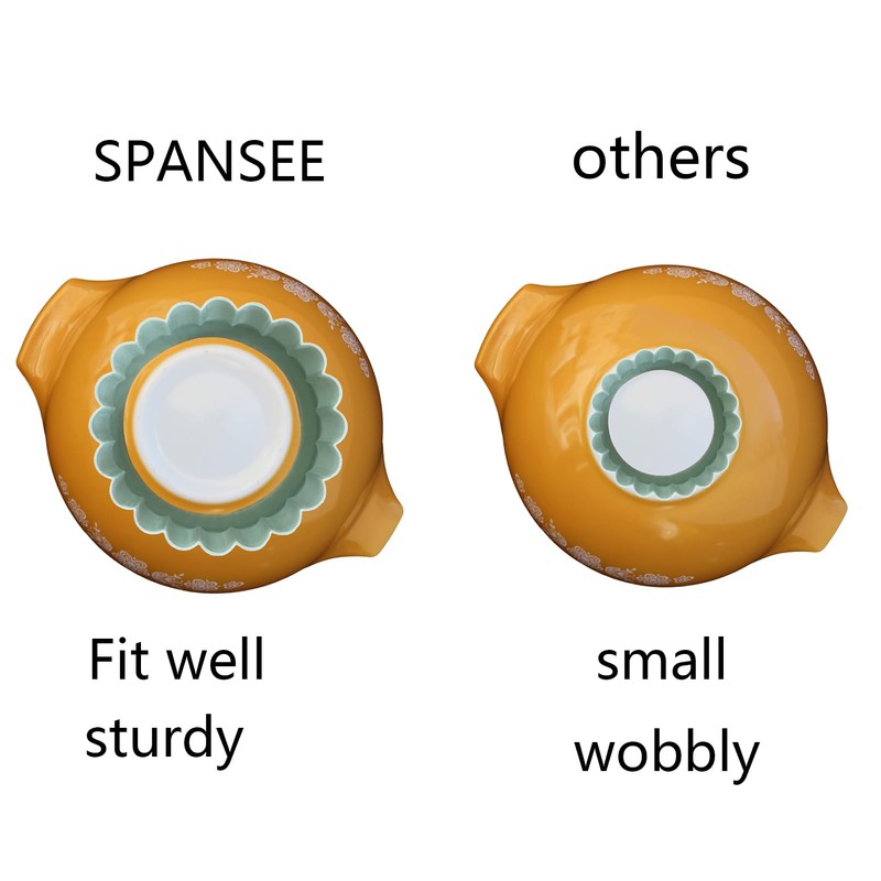 4pcs Display Stands for Pyrex Mixed Cinderella Bowls, Stacker Stacking