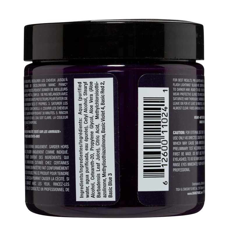 MANIC PANIC Classic Purple Haze Semi Permanent Hair Color -