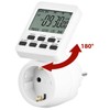 revolt Timer Socket: Digital Timer Switch with 180° Rotating LCD