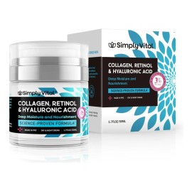 Crema Retinol Colágeno Hialurónico Antiarrugas Hidratante
