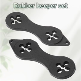 EAORBD S Hook Keeper Rubber S-Hook Retainer for Trailer Tow Hook Holder, Safety Chain Hook Keepers 6 Pack