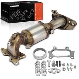 A-Premium Front Exhaust Manifold Catalytic Converter Kit Direct-Fit Compatible with Honda Civic 2014-2015, 1.8L, EPA Compliant, Replace# 18190R1BA00