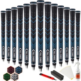 Full Choice 13 Pack Golf Grips Kits - High Feedback and Traction Golf Club Grips, All Weather Performance Golf Club Grips
