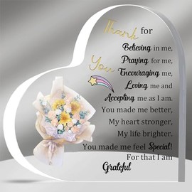 Acrylic Plaques Teachers Gifts Appreciation Women Men Teacher's Day Birthday Dad Mom Professors Thank You Acrylic Sign Kids Students Graduation Encourage Christmas Educator Retirement Souvenirs