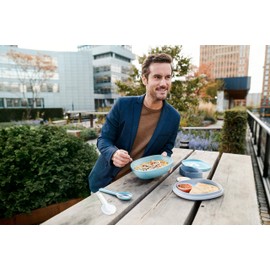 Space Joy 5703052PI Losty Mepal Lunch Box, Ellipse Duo, Pink