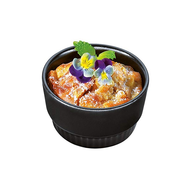 Spring Ragout-Fin Chalet, Dessert Mould, Diameter 9 cm, Black, Oven