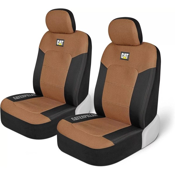 Caterpillar MeshFlex Automotive Seat Covers for Cars Trucks SUVs Set
