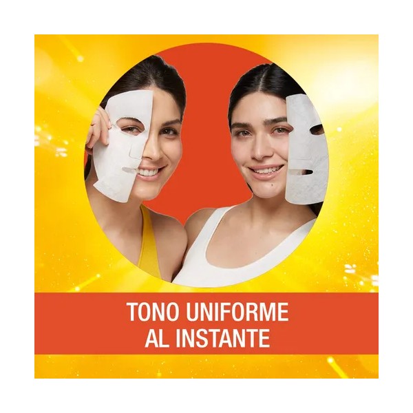 Mascarilla Facial En Tela Garnier Skin Active Express Aclara Anti-Manchas