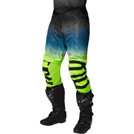 Fox Racing Airline REEPZ Motocross Pant,Black/Yellow,30