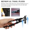 JUSTTOP Panel Clip Removal Plier, Automotive Interior Upholstery Trim Clip