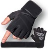 Enyee Workout Gloves Mens and Women Weight Lifting Gloves with