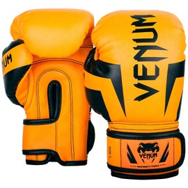 Venum Kids Elite Boxing Gloves- Neo Orange