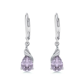 SEIYANG June Birthstone Earrings for Women Alexandrite Earrings Teardrop Dangle Drop Earrings Birthday Anniversary Fine Jewelry for Women Girls