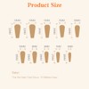 600pcs Nail Tips Artificial Nails Ballerina Long Colourful Nail Tips