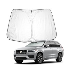 BIXUAN XC90 2024 Sun Protection Compatible with Volvo XC90 SUV 2016-2023 2024 Windscreen for Car Windscreen Cover Wind Protection for XC90 Windscreen Blocked UV Cover Foldable